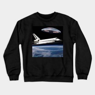 First Contact in Low Earth Orbit Crewneck Sweatshirt